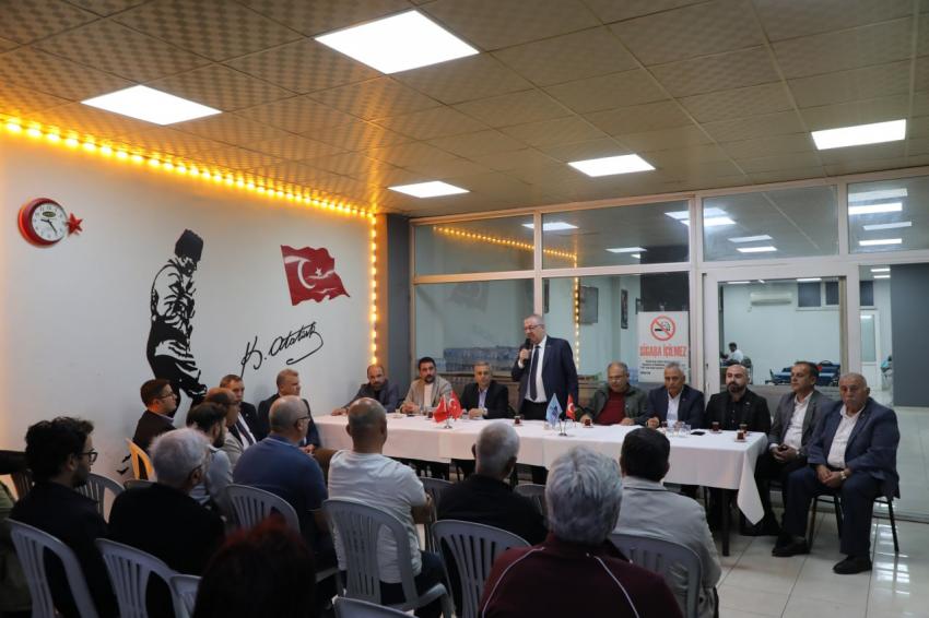 BAŞKAN ERTAŞ 47 MAHALLENİN TAMAMINDA SORUNLARI DİNLEDİ