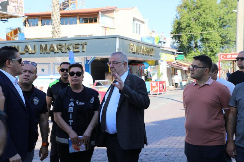 BAŞKAN ERTAŞ AKÇAY’DA İNCELEMELERDE BULUNDU