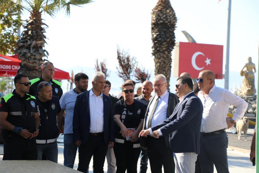 BAŞKAN ERTAŞ AKÇAY’DA İNCELEMELERDE BULUNDU