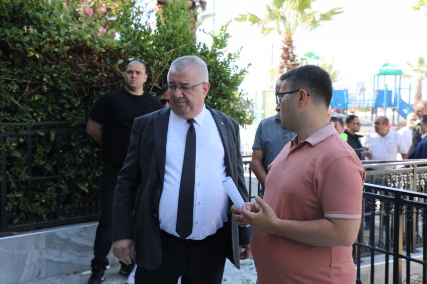 BAŞKAN ERTAŞ AKÇAY’DA İNCELEMELERDE BULUNDU