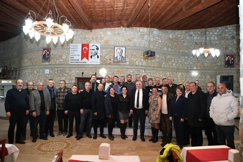 BAŞKAN ERTAŞ’TAN EMEKLİ OLAN PERSONEL İLE ANLAMLI BULUŞMA