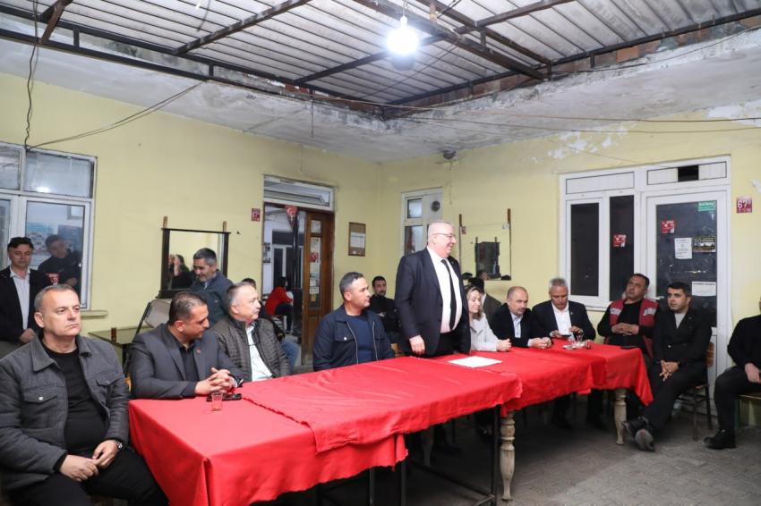 BAŞKAN ERTAŞ MAHALLE MAHALLE TALEPLERİ DİNLİYOR