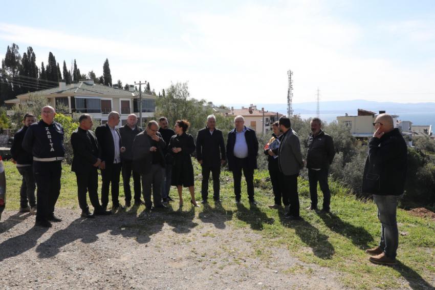 BAŞKAN MEHMET ERTAŞ ÇALIŞMALARI YERİNDE İNCELEDİ