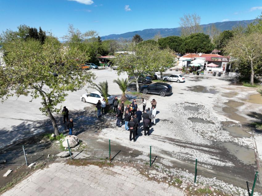 BAŞKAN MEHMET ERTAŞ ÇALIŞMALARI YERİNDE İNCELEDİ