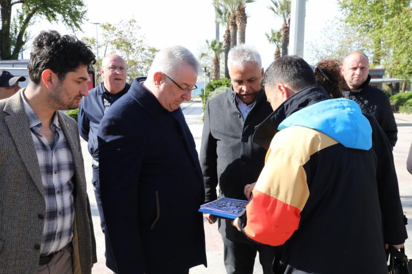 BAŞKAN MEHMET ERTAŞ ÇALIŞMALARI YERİNDE İNCELEDİ