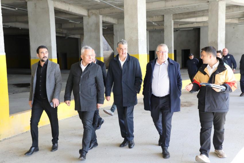 BAŞKAN MEHMET ERTAŞ ÇALIŞMALARI YERİNDE İNCELEDİ