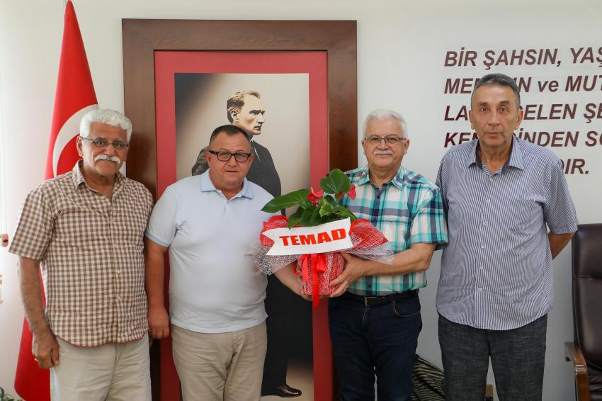 Temad Burhaniye Şube Başkanı Murat Düzköy, Başkan Deveciler’i Makamında Ziyaret Etti