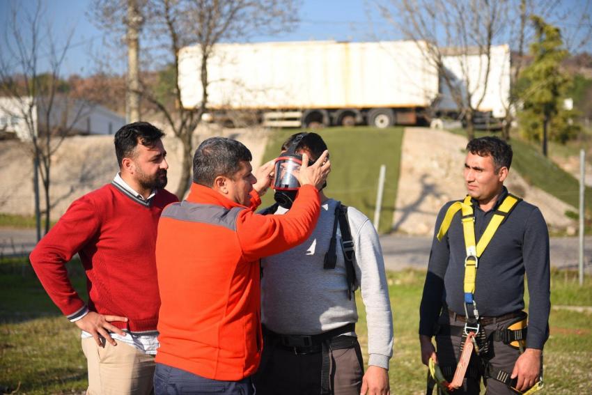 BASKİ’den personele yüksekte çalışma eğitimi