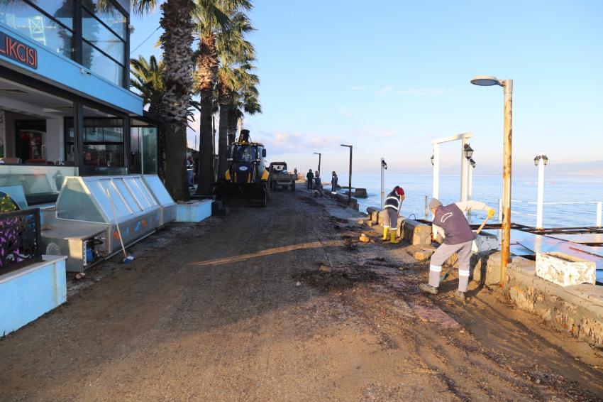 BURHANIYE BELEDIYE EKIPLERI SEFERBER OLDU