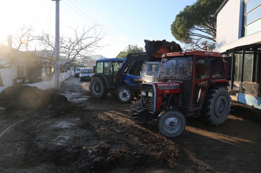 BURHANIYE BELEDIYE EKIPLERI SEFERBER OLDU