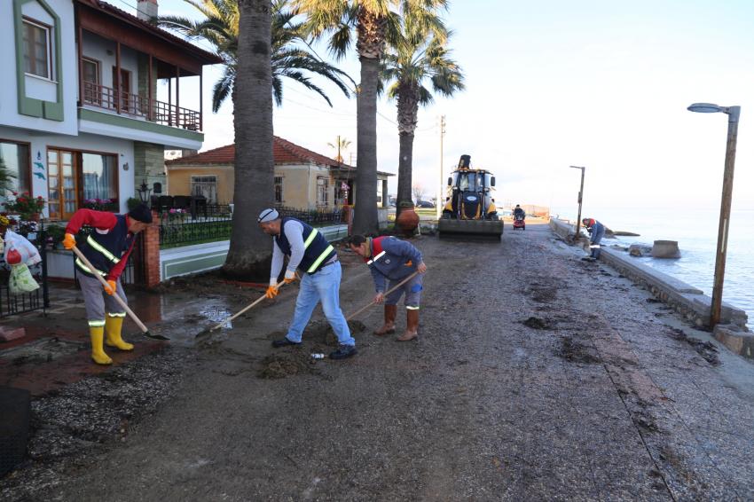 BURHANIYE BELEDIYE EKIPLERI SEFERBER OLDU
