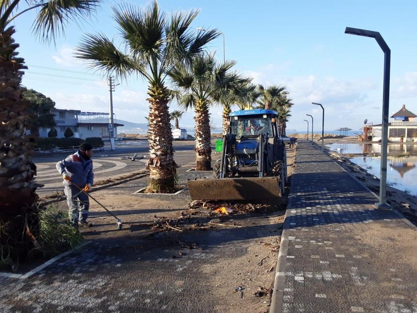 BURHANIYE BELEDIYE EKIPLERI SEFERBER OLDU