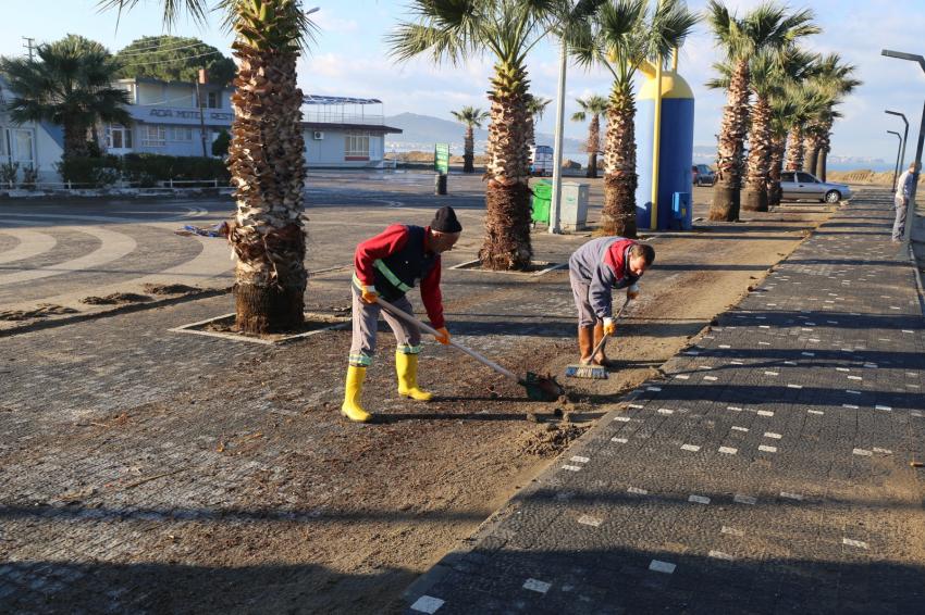 BURHANIYE BELEDIYE EKIPLERI SEFERBER OLDU
