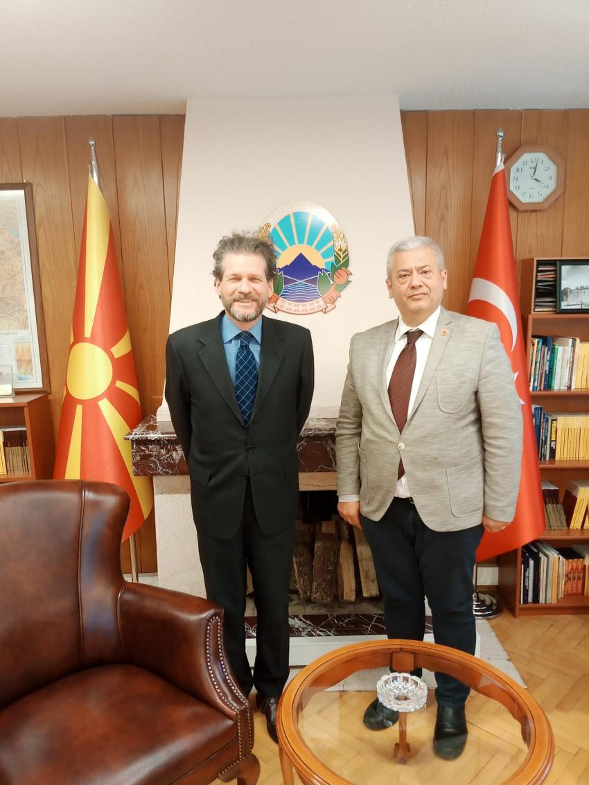 ÖZKARDEŞLER’DEN, BÜYÜKELÇİ MANASİYEVSKİ'Yİ  ZİYARET