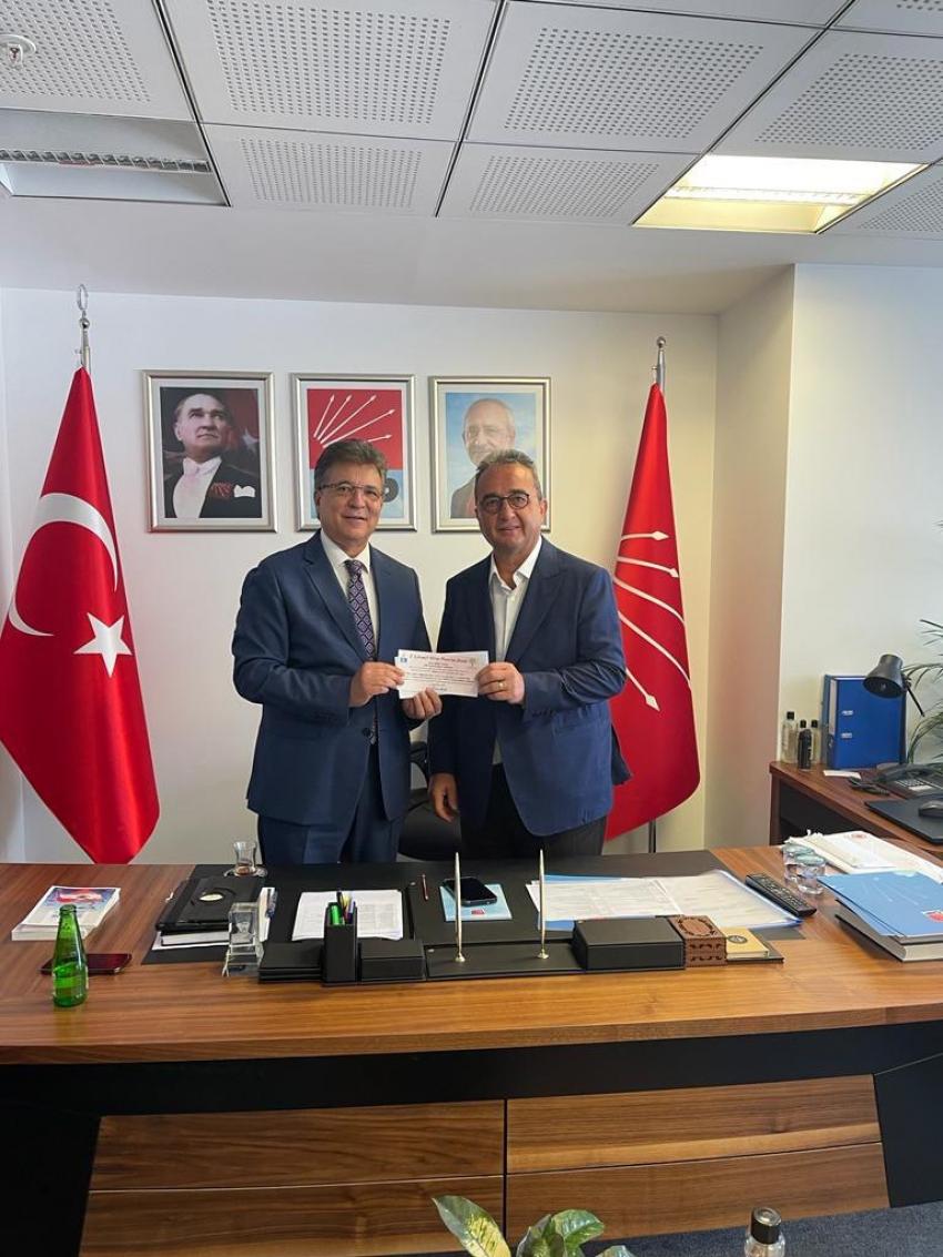 BAŞKAN ARSLAN’DAN LIDERLERE KITAP FUARI DAVETI