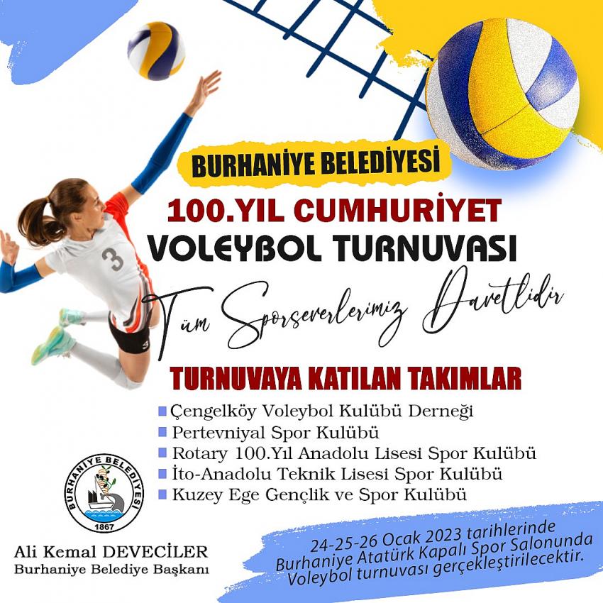 BURHANİYE’DE VOLEYBOL HEYECANI BAŞLIYOR