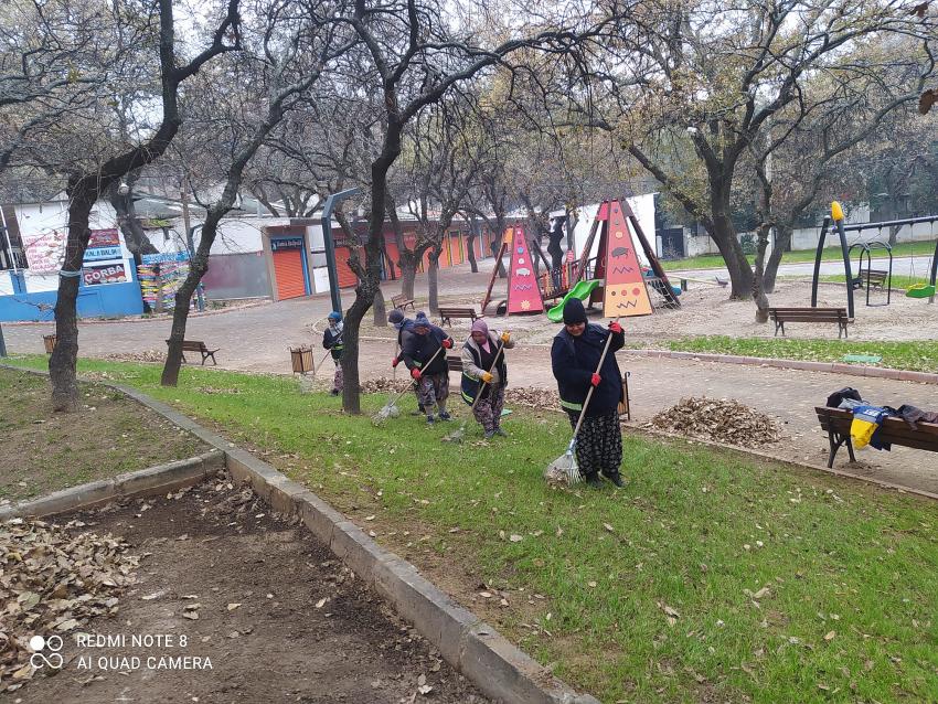 BURHANIYE PARK VE BAHÇELERI YENILENIYOR