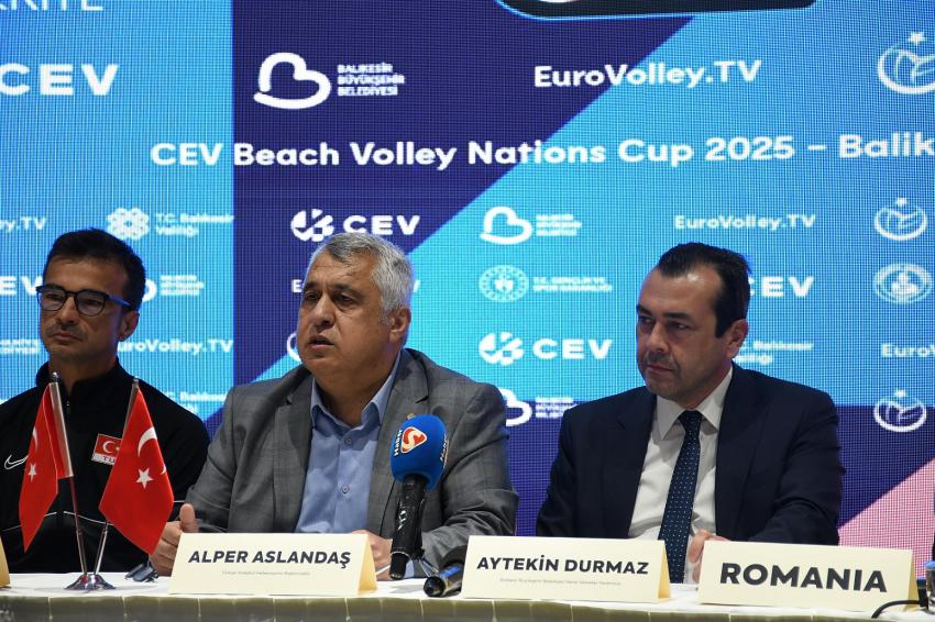 2025 CEV Plaj Voleybolu Milletler Kupası tanıtım toplantısı yapıldı