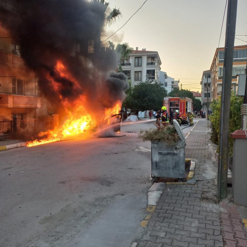 Büyükşehir İtfaiyesi’nden 9 Günde 730 Yangına Anında Müdahale