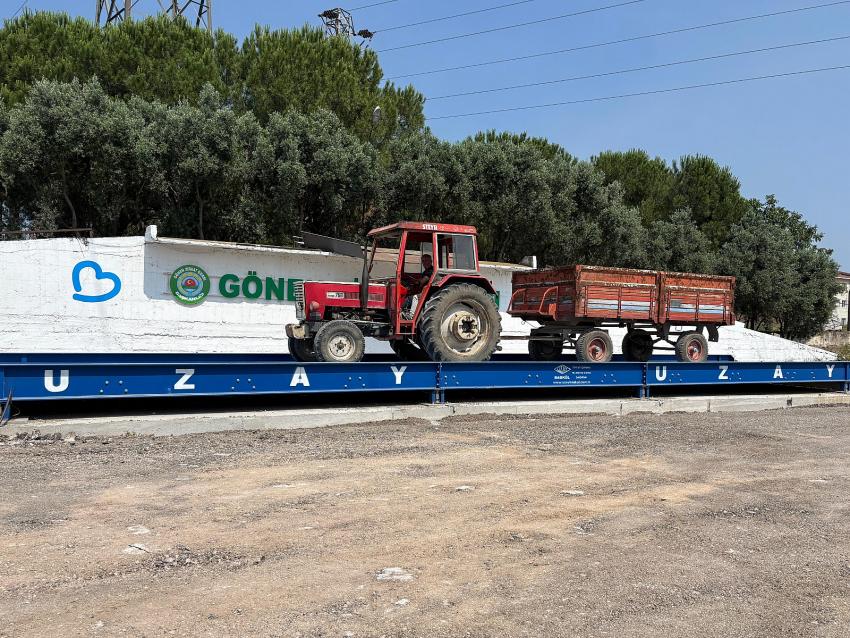 Başkan Ahmet Akın sözünü tuttu, Gönen’e tohum selektörü ve tır kantarı kazandırıldı