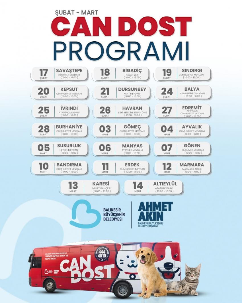 Başkan Akın: “Can Dostlara karşı sorumluluklarımızın farkındayız”