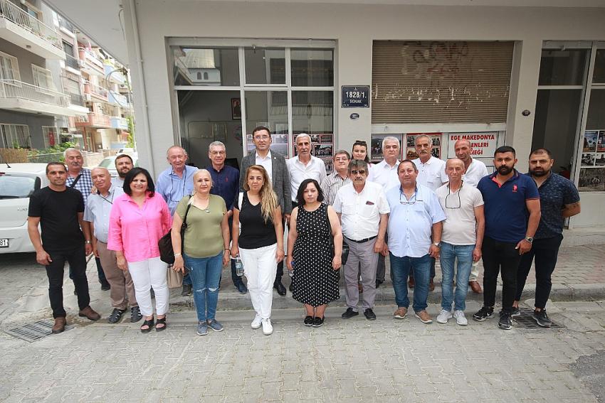 CHP ÇIĞLI İLÇE BAŞKANI ÖZCAN’DAN, EGEMAKGÖÇ'E ZIYARET