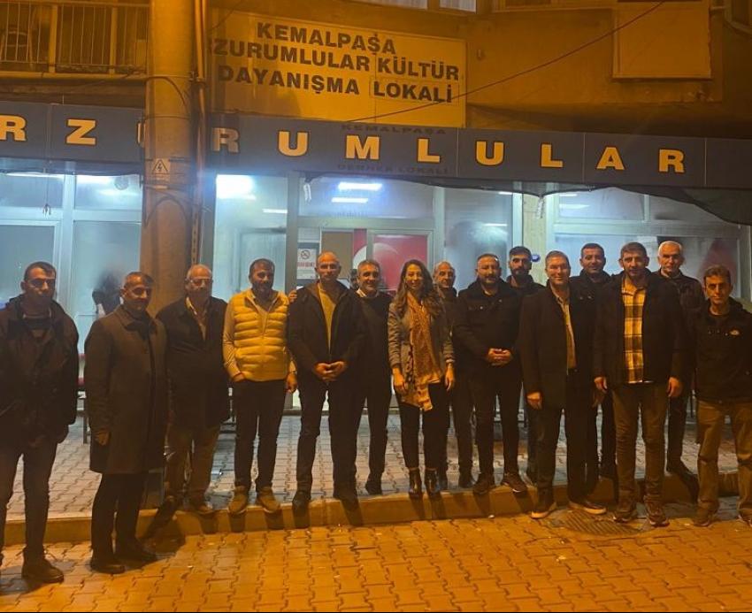 CHP KEMALPAŞA BELEDİYE BAŞKAN ADAY ADAYI ARZU KÜLLAHCIOĞLU ALTINTOZ STK ZİYARETLERİNİ SÜRDÜRÜYOR