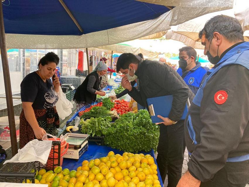 EDREMİT BELEDİYESİ ÖLÇÜ KONUSUNDA ESNAFI UYARDI