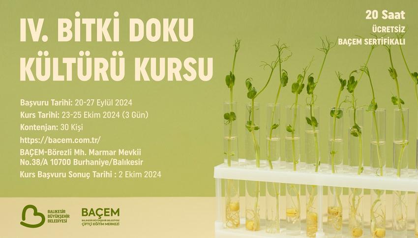 Toplamda 20 saat sürecek olan kurs kontenjanlarla sınırlı