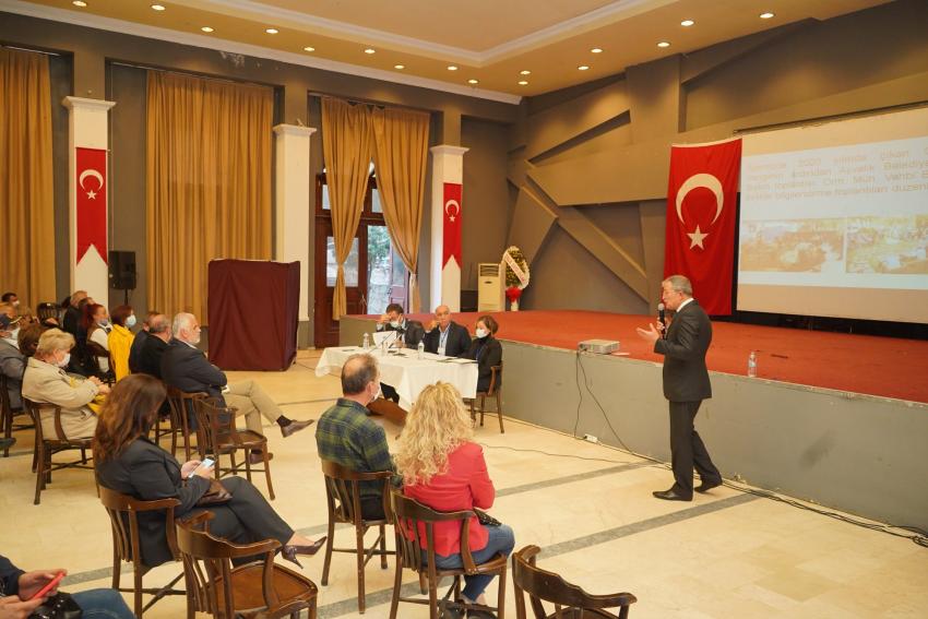 AYVYALIK KENT KONSEYİ HALİL BAŞKAN’LA DEVAM