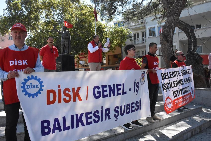 BELEDIYE ŞIRKET İŞÇILERI DE KADRO İSTIYOR!