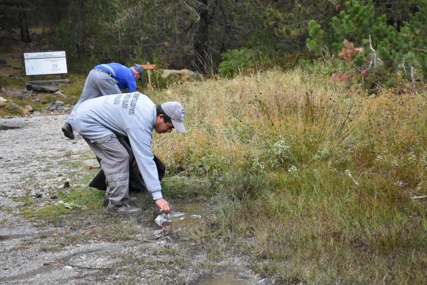 KAZDAĞLARI’NDA TEMIZLIK ÇALIŞMASI