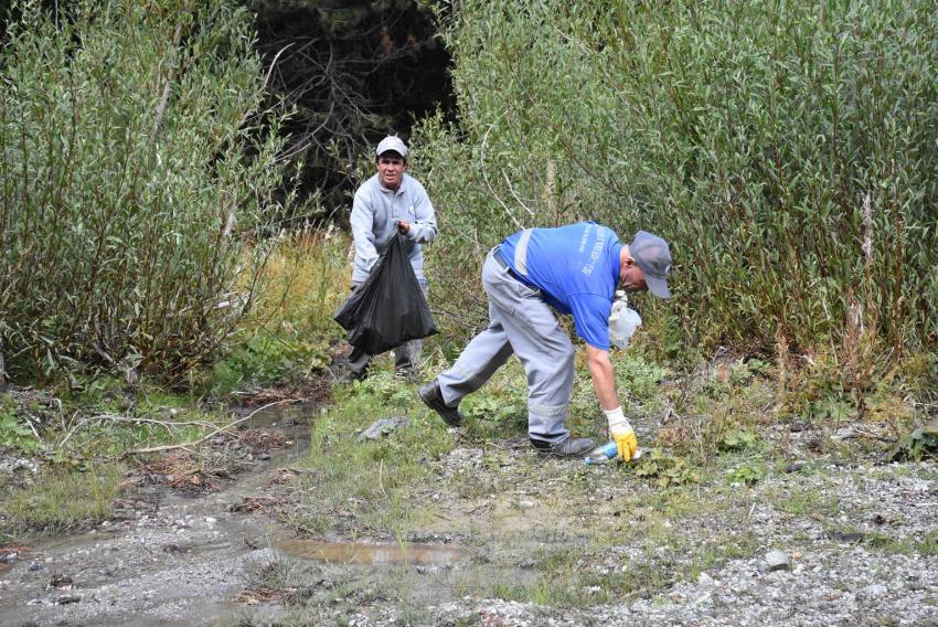 KAZDAĞLARI’NDA TEMIZLIK ÇALIŞMASI