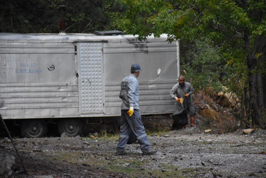 KAZDAĞLARI’NDA TEMIZLIK ÇALIŞMASI
