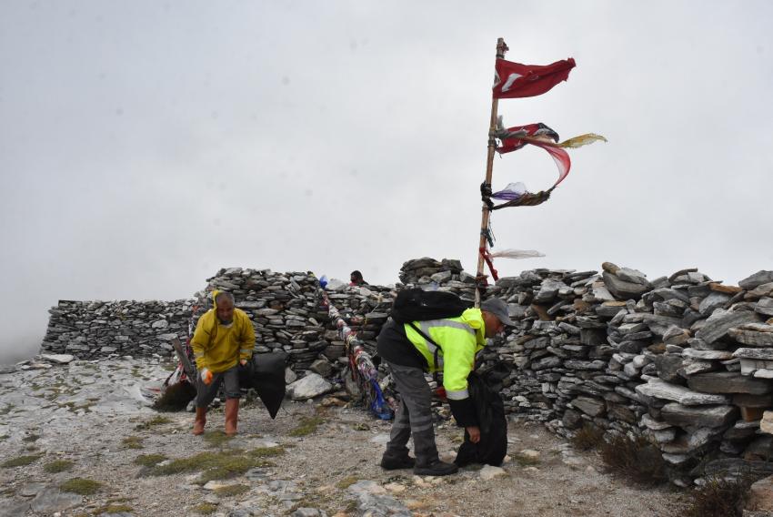 KAZDAĞLARI’NDA TEMIZLIK ÇALIŞMASI