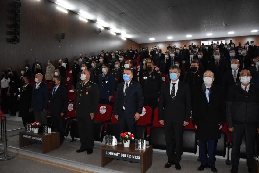 ULU ÖNDER ATATÜRK EDREMİT’TE ANILDI