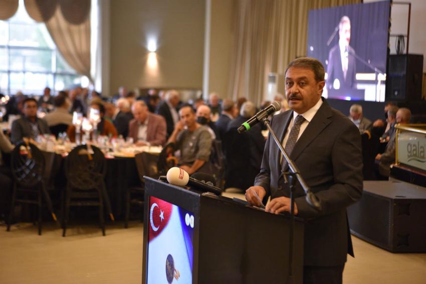 BAŞKAN YILMAZ “VAZIFEMIZ     MILLETIN YALNIZ KALMAMASIDIR”  ---BAŞKAN YILMAZ “HER BIR      MUHTARLA GÖNLÜMÜZ BIR”