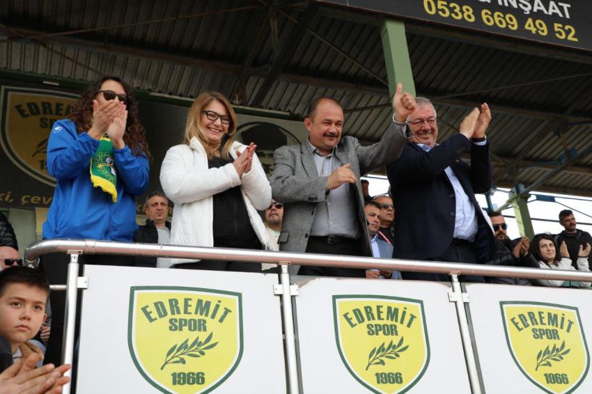 Edremitspor şampiyonluk yolunda emin adımlarla