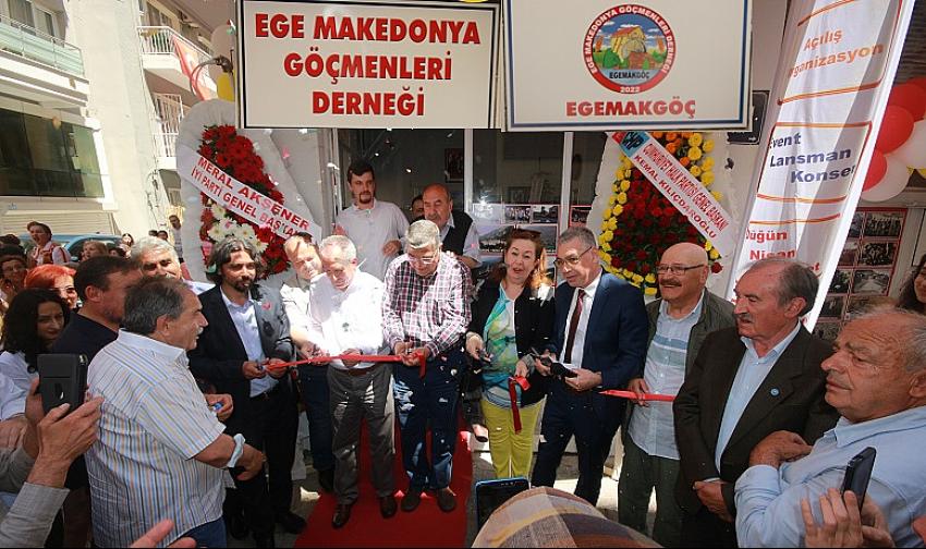 EGE MAKEDONYA GÖÇMENLERİ DERNEĞİ İKİ YIL ARADAN SONRA KAPILARINI HİZMETE AÇTI