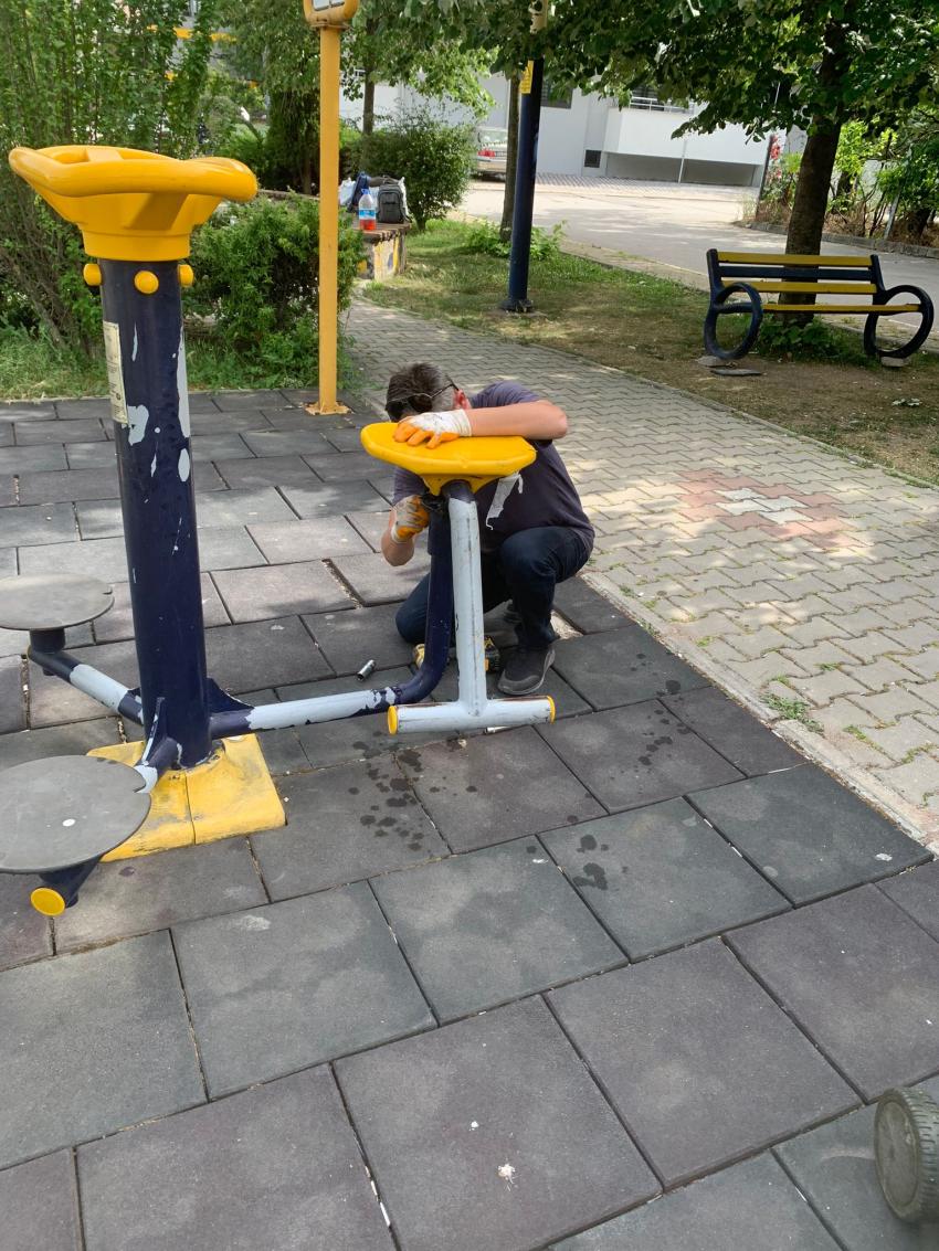 Altıeylül'de Sosyal Alanlar Yenileniyor