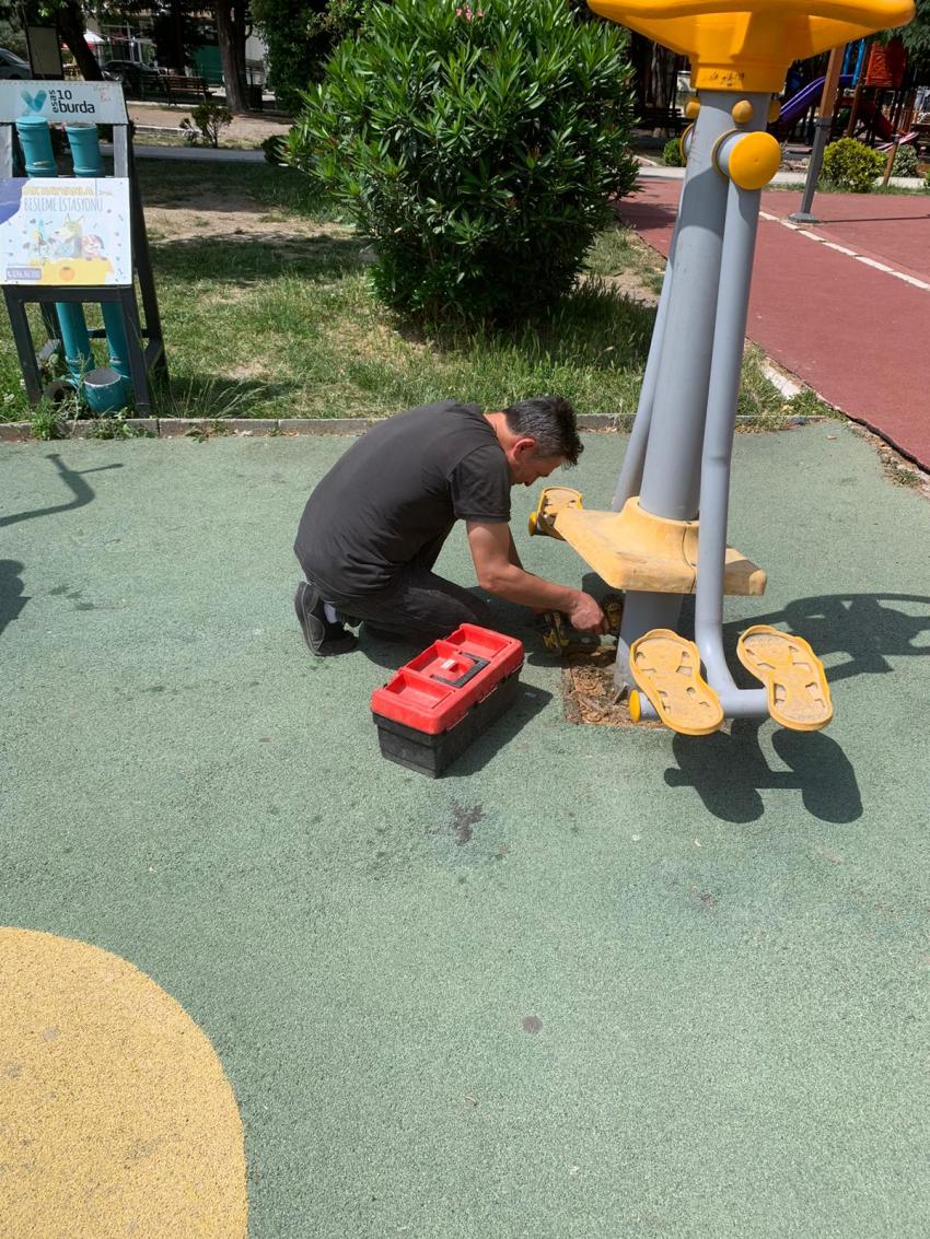 Altıeylül'de Sosyal Alanlar Yenileniyor