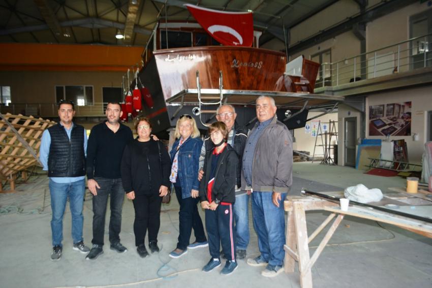 DENİZCİLİK LESİSİ ÖĞRENCİLERİ İLK TEKNELERİNİ YAPTI