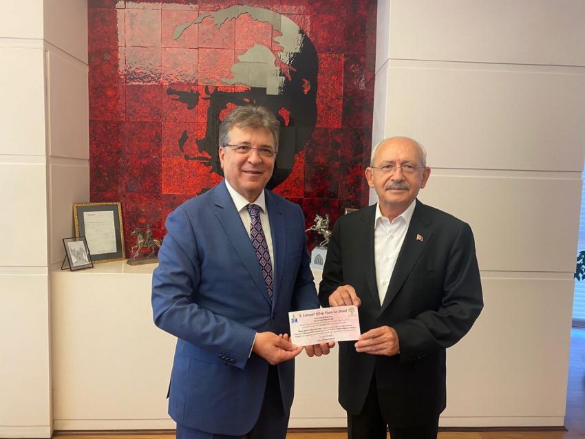 BAŞKAN ARSLAN’DAN LIDERLERE KITAP FUARI DAVETI