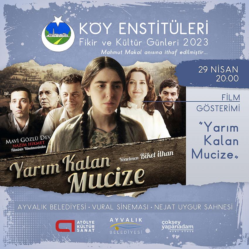 KÖY ENSTİTÜLERİ’NİN KURULUŞUNUN 83. YILINDA ÖNEMLİ İSİMLER AYVALIK'TA BİR ARAYA GELİYOR!