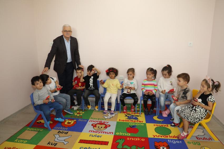 BURHANİYE BELEDİYESİ 2. KREŞİNİ AÇTI