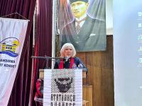 GAZETECİ-YAZAR BANU AVAR, 8 MART ETKİNLİKLERİ KAPSAMINDA BANDIRMA’DAYDI