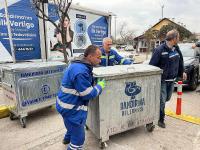 BANDIRMA’DA YENİ ÇÖP KONTEYNERLERİ YERLEŞTİRİLDİ