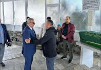 BAŞKAN DURSUN MİRZA, BELEDİYE PERSONELİ ERCAN BALTAŞ’IN ACI GÜNÜNDE YANINDA OLDU