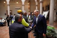 AYVALIK’TA BAŞKAN ERGİN MESAİ ARKADAŞLARIYLA BAYRAMLAŞTI