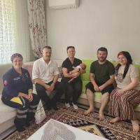 BURHANİYE BELEDİYESİ'NDEN 'HOŞ GELDİN BEBEK' ZİYARETİ